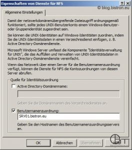Windows Server 2008/2008 R2: Identitätszuordnung - User Name Mapping-Server