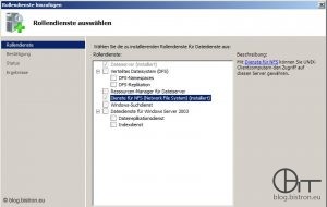 Windows Server 2008/2008 R2: Installation NFS-Server