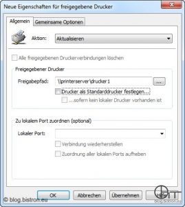 Group Policy Preferences - Freigegebener Drucker