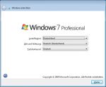 OOBE Windows 7 - 1. Regions- und Sprachoptionen
