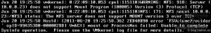 VMkernelLog: NFS-Mount - NFS-Dienst nicht gestartet: WARNING: NFS: 918: Server () does not suppoert Mount Program (100005) Version (3) Protocol (TCP) | NFS: 171: NFS mount :/ status: The NFS server does not support MOUNT version 3 over TCP
