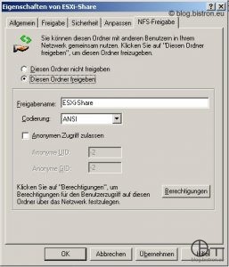 Windows NFS-Freigabe (1)