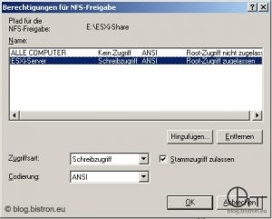Windows NFS-Freigabe (2)
