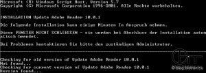 InstallScript - Output Update Adobe Reader 10.0.1